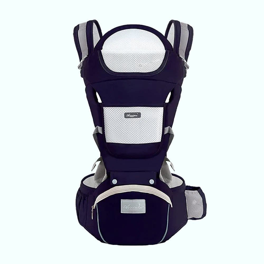 Présentation Porte-bébé ergonomique bleu