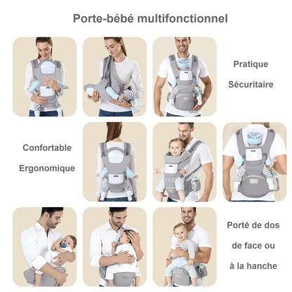 Porte bébé ergonomique multfonction
