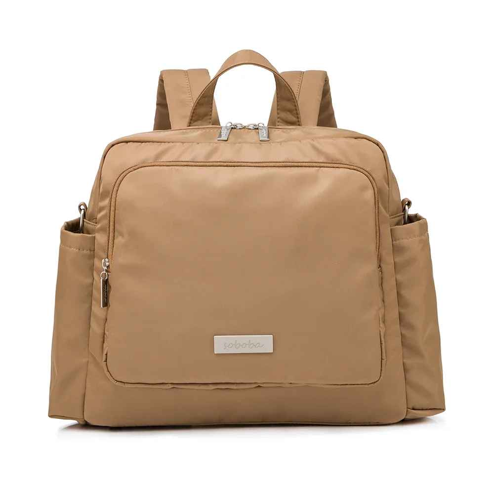 Sac à dos à langer Pratique et stylé-Marron
