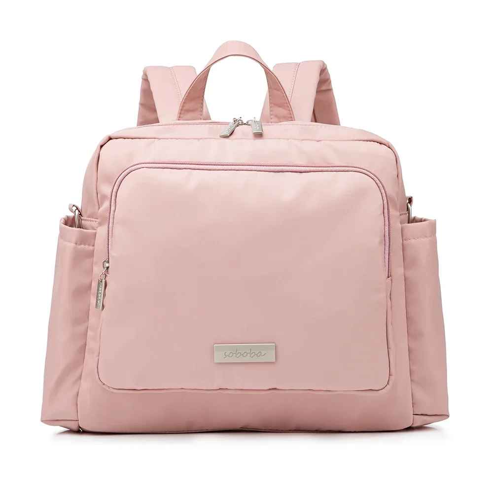 Sac à dos à langer Pratique et stylé-Rose